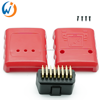 Conector OBD2 de 16 pines OBDii, adaptador de 16 Pines, enchufe macho II OBD, Conector de coche J1962