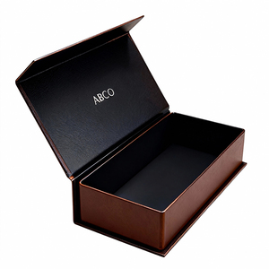 Boîte cadeau pliable personnalisable ruban de satin fermeture de cassette magnétique pour sérums de soins de la peau emballage de Noël Saint Valentin - Product Image 3