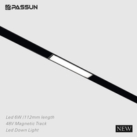 Desain Modern lampu Led magnetik dalam ruangan 6W, lampu kamar tidur Mini