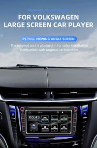8英寸2 Din Carplay触摸屏汽车多媒体播放器调频通用串行总线立体声大众/波罗/帕萨特/座椅/托莱多 - Product Image 2