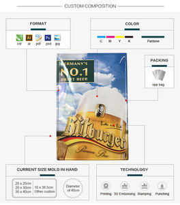 Letrero Metálico Vintage con Humor Alemán, Placa Pintada con Impresión UV, Decoración para Pared de Bar, Cervecería, Garaje o Cuarto de Hombre - Product Image 6