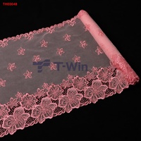 Bandes de guipure personnalisées en maille, accessoires vestimentaires, tulle polyester brodé, garniture de dentelle guipure 20 cm, bordure de dentelle Guatemala