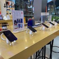 HeyShow Penyangga Alarm Anti-Pencurian Ponsel, Penahan Keamanan Ponsel, Perangkat Display Smartphone untuk Toko Ponsel Ritel