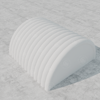 Tente d'urgence médicale gonflable sur mesure, imperméable, coupe-vent et résistante au soleil, installation facile pour hôpital de campagne, abri et secours