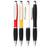 Stylos à bille autocollants époxy en forme de clip en métal publicitaire classique personnalisable Collection de stylos personnalisés