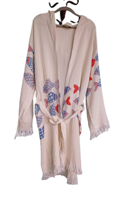 Albornoz con capucha de muselina turca, lavable, suave, de secado rápido, opción de tamaño estampado, mujeres, hombres, venta de fábrica, buen precio, buena calidad - Product Image 4