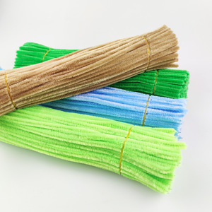 CHENXI, a granel, 100 Uds., 8mm, limpiadores de tuberías de vástago de chenilla, manualidades de arte navideño, palos giratorios, proyectos de bricolaje para niños - Product Image 4