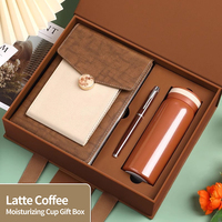 Vente en gros d'ensemble de papeterie de bureau esthétique avec stylo et flacon carnet de notes d'affaires personnalisable coffret cadeau agenda