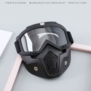 <span class=keywords><strong>Maschera</strong></span> Protettiva Integrale Antivento ad Alta Definizione per Ciclismo, Schermo Facciale da Cavaliere, Protezione Completa per <span class=keywords><strong>Paintball</strong></span> Tattico - Product Image 1