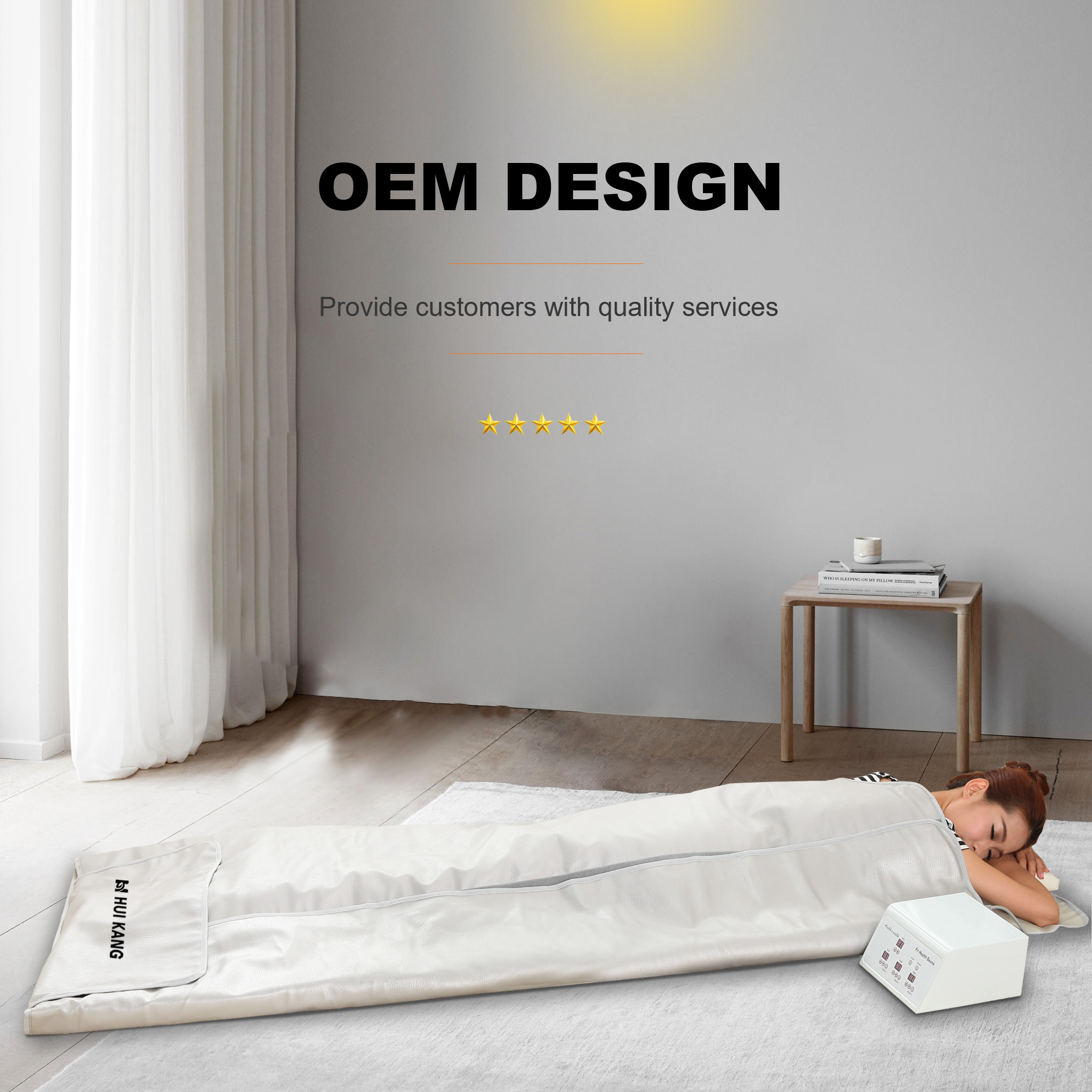 2022 Hot Products 3 heating zone detox body wrap sauna blanket low emf