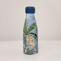 Bouteille d'eau isotherme à double paroi en acier inoxydable 12oz 16oz, motif personnalisé, boîte hexagonale, vente en gros, mug