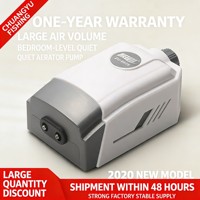 Pompe à air portable super silencieuse et réglable à sortie unique pour l'oxygénation des aquariums domestiques – Vente en gros à chaud