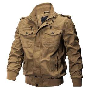 Chaquetas Cortavientos de Piloto de Camuflaje para Hombre al por Mayor, Chaqueta con Capucha, Multibolsillos, Estilo Táctico - Product Image 2
