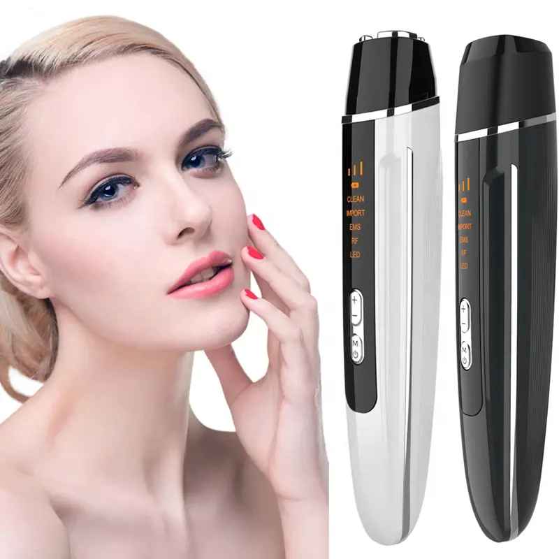 Hot Style Portable Mini Portable RF EMS Micro-current Therapy Light Face Lifting Eye Beauty Massager Instrument