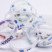 Bracelets RFID en silicone personnalisés, étanches, avec logo et message personnalisés pour hommes - Idéal pour les événements