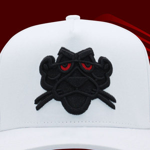 Tùy Chỉnh Được Trang Bị Cap Chất Lượng Cao Mũ OEM 5 Bảng Điều Chỉnh Yu Poong Một Khung Trucker Hat Panther Mũ PVC Vá Thể Thao Bóng Chày Trucker Mũ - Product Image 2