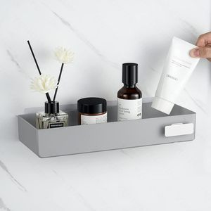 YOHOM moderno gris baño Caddy organizador adhesivo pared azulejo Stick <span class=keywords><strong>ducha</strong></span> Caddy estante flotante plástico champú titular esquina - Product Image 1
