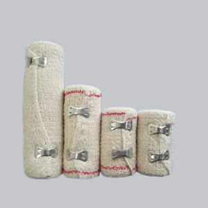 Perban krep katun perban kualitas baik ukuran 7.5cm 4 perban kertas krep elastis alami untuk dijual - Product Image 2