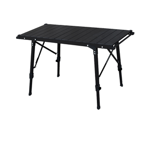 Tavolo Pieghevole in Lega di Alluminio Sollevabile per Esterni, Portatile, per Campeggio, BBQ, Combinazione con Fornello da Campeggio IGT - Product Image 1