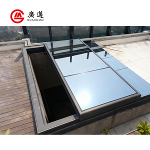 Remote Controlled Automatic Electric Motorized <strong>Retractable</strong> Sliding Glass Skylight <strong>System</strong> Roof Canopy Windows Skylights - Product Image 3