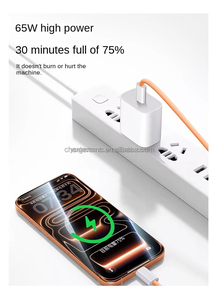 Nouveau câble de charge rapide et de données <span class=keywords><strong>USB</strong></span>-C vers <span class=keywords><strong>USB</strong></span>-C en nylon tressé orange de 90 cm (3FT) 60W PD avec conducteur en cuivre pur pour <span class=keywords><strong>iPhone</strong></span> 17/14/15/16 Pro Max - Product Image 6