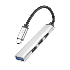 Hoco Wholesale Laptop Extend Connector HB26 4 In 1 USB To USB3.0+USB2.0*3 Adapter