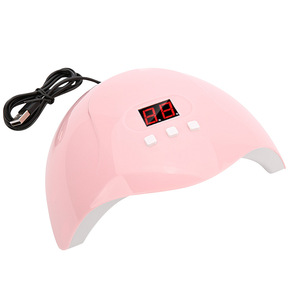 Lampe de Photothérapie USB pour Ongles, 18 <span class=keywords><strong>LED</strong></span>, 54 Perles <span class=keywords><strong>LED</strong></span>, Séchoir à Ongles, Kit de Manucure, Séchoir à Ongles Zg01, Affichage LCD, Minuteur, 6W, Prise US, Séchage Rapide - Product Image 1