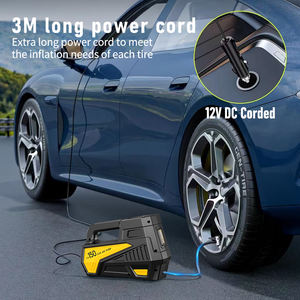 Gonfleur de voiture portable 150 PSI, pompe à air sans fil pour voiture avec éclairage LED, affichage de la puissance, compresseur d'air pour voiture, vélo, ballon - Product Image 2