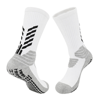 Chaussettes de sport antidérapantes personnalisées de haute qualité en promotion avec logo sur mesure pour le football – Fabricant de chaussettes de football athlétiques