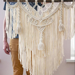 ของตกแต่งบ้านคุณภาพสูง งานถักมาคราเม่แขวนผนัง สวยหรูและน่าทึ่ง - Product Image 1