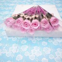 Fleur de savon en forme de rose unique, cadeau pour la Saint-Valentin, fleur de savon en forme de rose