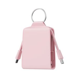 Chargeur portable avec logo personnalisé, 5W, 2000mAh, mini batterie externe avec câbles intégrés, petite batterie externe d'urgence - Product Image 2