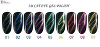 Vernis à ongles personnalisé en gros, kit de vernis à ongles à marque privée, gel UV, emballage de flacon pour manucure, livraison rapide, faible MOQ, gel effet œil de chat