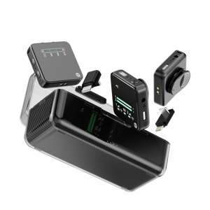Winbridge One-for-Two 2.4G draadloos lavalier microfoonsysteem met type-C connector en omnidirectioneel patroon - Product Image 2