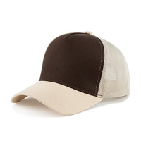 Gorras de Béisbol de 5 Paneles de Dos Tonos con Logotipo Personalizado OEM ODM al por Mayor, Estructuradas con Marco en A, 100% Gorras Deportivas de Béisbol