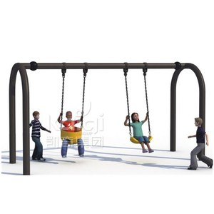 Kaiqi Sân Chơi Ngoài Trời Nhỏ Trẻ Em Gỗ Nhựa Bài Ngoài Trời <span class=keywords><strong>Swing</strong></span> Sets Đối Với Sân Sau Vườn Trường Học Theme Park - Product Image 6