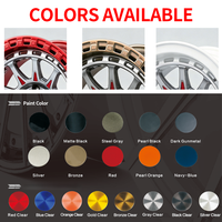 Jantes tout-terrain forgées Beadlock bronze mat 17x8.5 17x9 6x139.7 5x127 en alliage pour Toyota Isuzu D-MAX Nissan Maxus Dodge