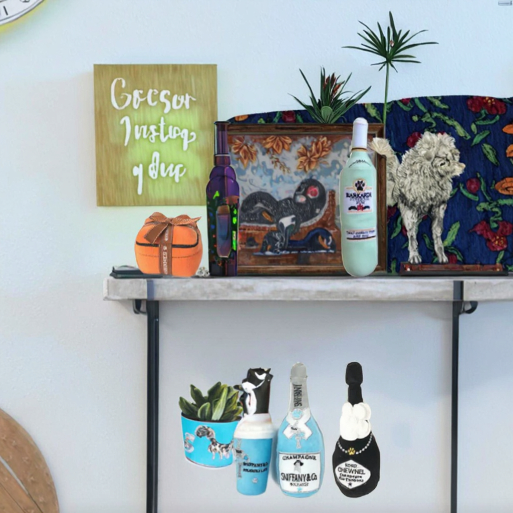 novelty designer chew toys