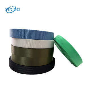 Sangle élastique en jacquard de <span class=keywords><strong>nylon</strong></span> recyclé brodée sur mesure Xinda, haute ténacité, largeur de 10 à 50 mm, sangle colorée pour sacs et vêtements - Product Image 2