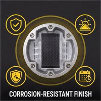 Marqueur routier solaire LED double face en aluminium IP68 à longue autonomie pour usage extérieur, destiné aux grossistes en signalisation routière