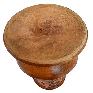 Vase à fleurs décoratif en bois naturel fait main, design moderne, écologique, pour la décoration de la maison, vente en gros - Product Image 3