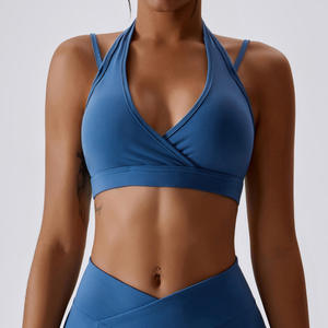 Venta al por mayor de ropa de Fitness Yoga personalizada 4 piezas de entrenamiento sin costuras mujeres de talla grande conjuntos de gimnasio deportes Fitness Yoga conjuntos - Product Image 3