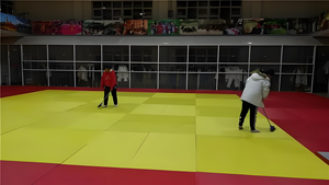 แผ่นรองกันน้ำกันลื่น XPE แบบม้วน สำหรับออกกำลังกายที่บ้าน อเนกประสงค์ นุ่ม สำหรับฝึกซ้อมมวยปล้ำ เทควันโด ยูโด ยิวยิตสู - Product Image 3