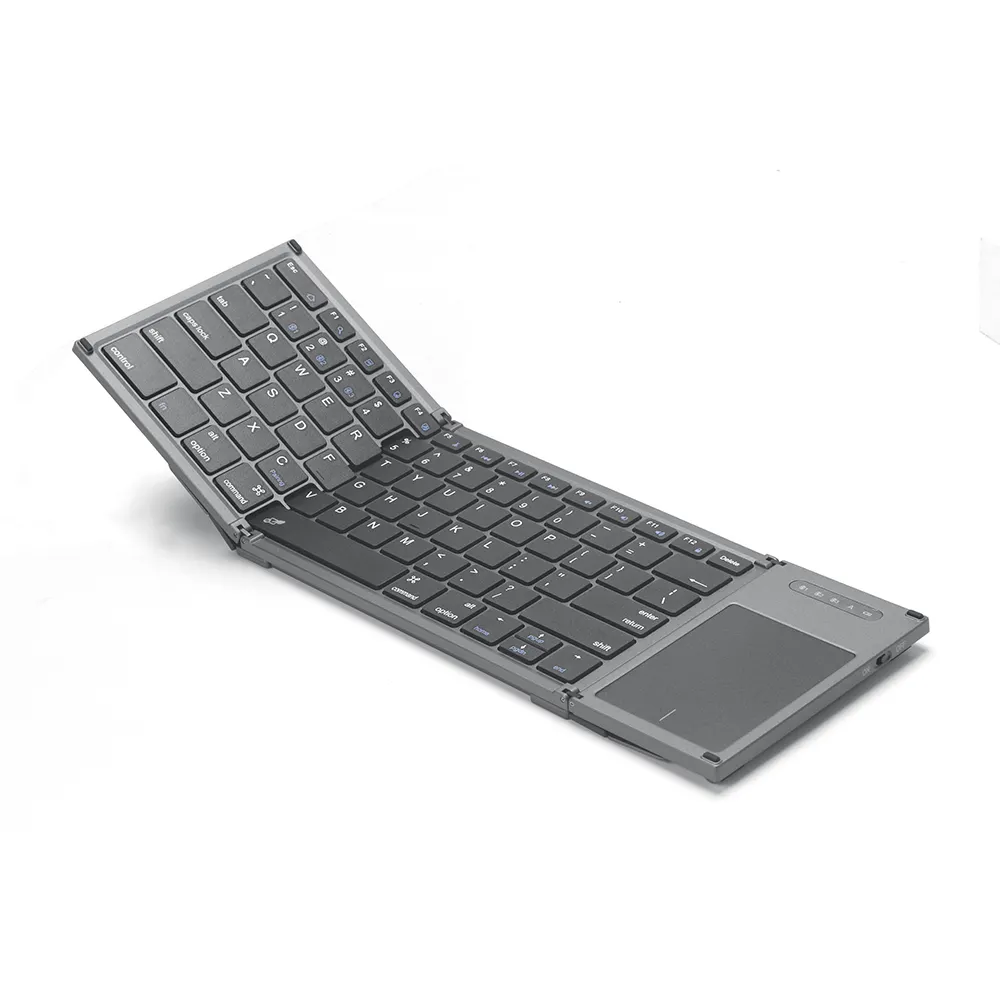 2023 Numeric Keypad Foldable Wireless Full Size Mini Keyboard Ultra Slim 78 keys Portable Spanish French Keyboard for Tablet PC