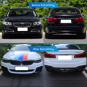 Kit de Modificación de Automóviles 2016-2023, Parachoques Delantero de Fibra de Carbono, Faldones Laterales, Parachoques Trasero, Alerón Trasero para BMW Serie 5 G30 - Product Image 2