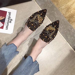 Finali strass <span class=keywords><strong>Sandali</strong></span> Donna Donna Donna estate scivoli mocassini stile 2025 <span class=keywords><strong>Sandali</strong></span> da Donna piatti da Donna - Product Image 6