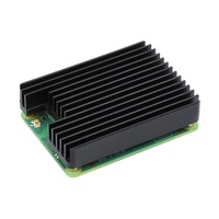 Dissipateur thermique en alliage d'aluminium avec ventilateur réglable en vitesse PWM pour Raspberry Pi Compute Module 4 Computer Case Application CM4