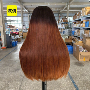 Produits de beauté : Perruque en <span class=keywords><strong>cheveux</strong></span> humains de qualité supérieure, 15A SDD Vietnam, ultra-lisse, sans colle, avec dentelle, densité 300%, coupe dégradée avec <span class=keywords><strong>frange</strong></span>, couleur ombrée - Product Image 2