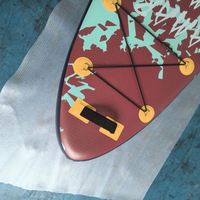 Planche de surf gonflable SUP 335 cm Hisea, souple et stable, pour la course et les parents, directement de Chine, en stock