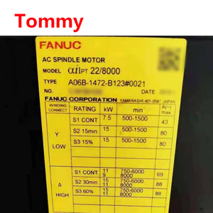 มอเตอร์แกนหมุน FANUC A06B-2472-B123 AC - Product Image 2